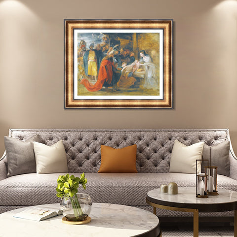 INVIN ART Framed Canvas Art Giclee Print Series#191 by Peter Paul Rubens Wall Art Living Room Home Office Decorations