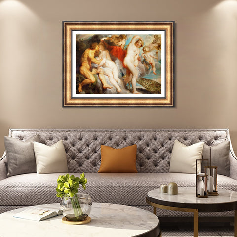 INVIN ART Framed Canvas Art Giclee Print Series#192 by Peter Paul Rubens Wall Art Living Room Home Office Decorations