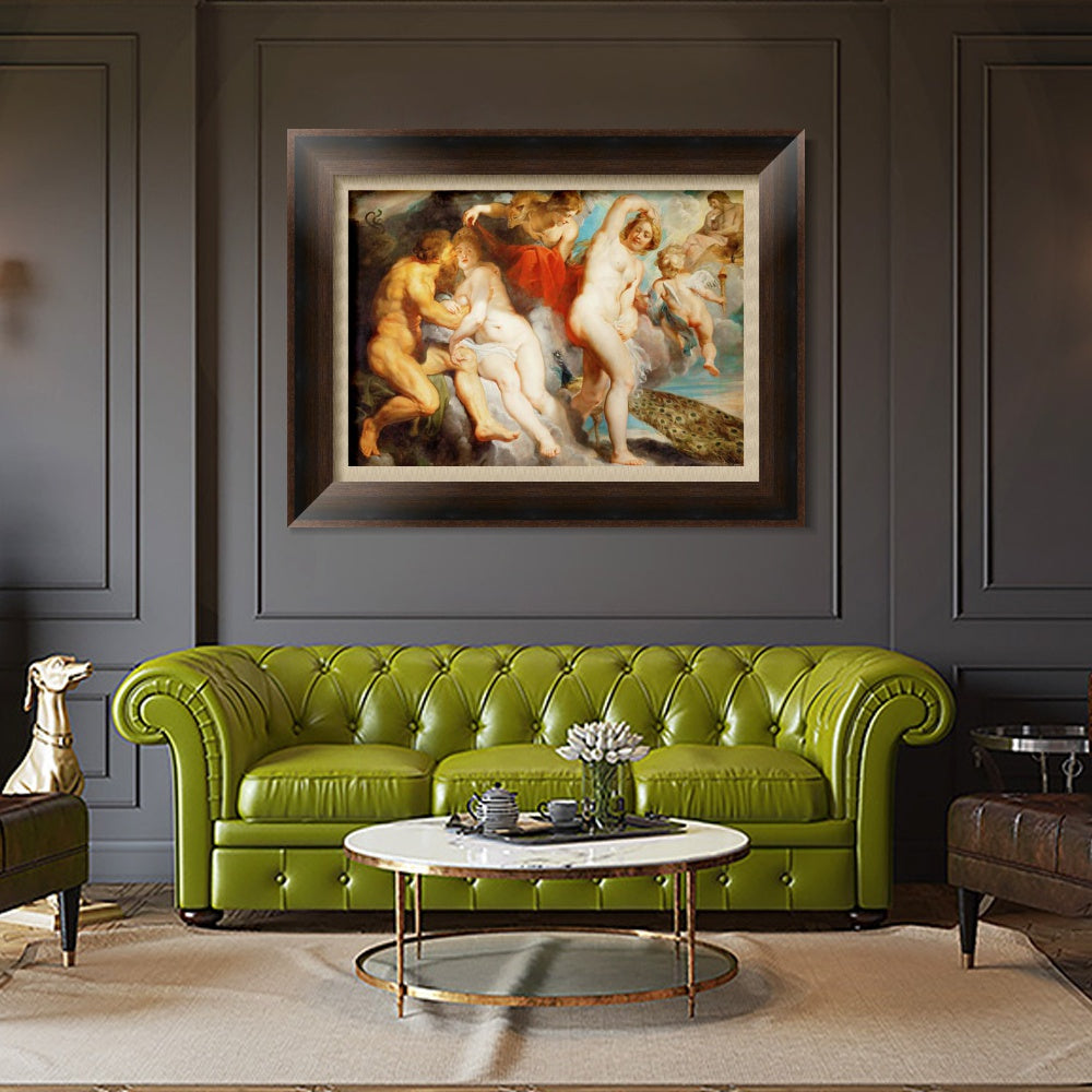 INVIN ART Framed Canvas Art Giclee Print Series#192 by Peter Paul Rubens Wall Art Living Room Home Office Decorations