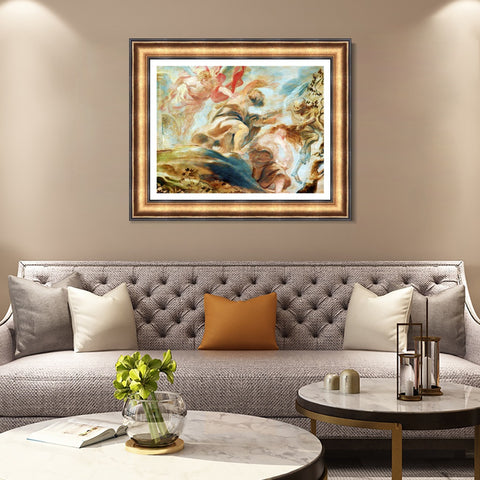 INVIN ART Framed Canvas Art Giclee Print Series#197 by Peter Paul Rubens Wall Art Living Room Home Office Decorations