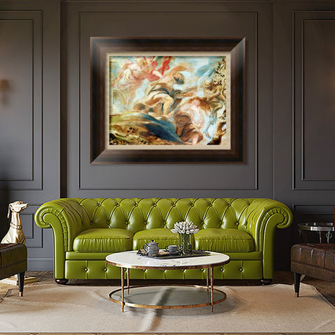 INVIN ART Framed Canvas Art Giclee Print Series#197 by Peter Paul Rubens Wall Art Living Room Home Office Decorations