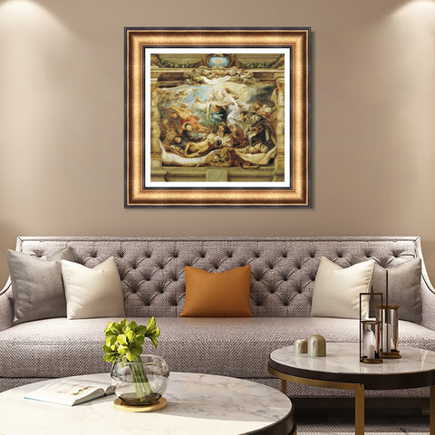 INVIN ART Framed Canvas Art Giclee Print Series#198 by Peter Paul Rubens Wall Art Living Room Home Office Decorations