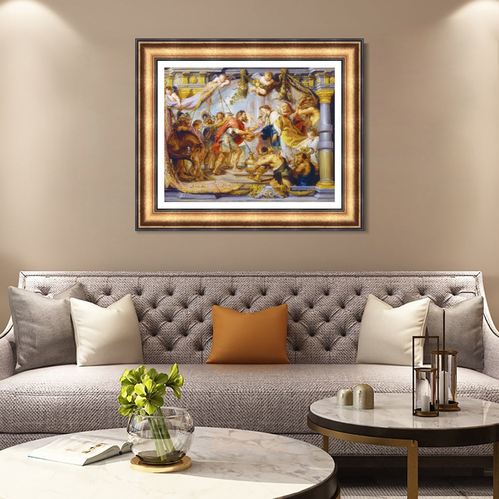 INVIN ART Framed Canvas Art Giclee Print Series#200 by Peter Paul Rubens Wall Art