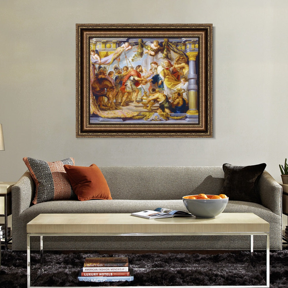 INVIN ART Framed Canvas Art Giclee Print Series#200 by Peter Paul Rubens Wall Art