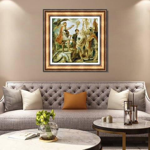 INVIN ART Framed Canvas Art Giclee Print Series#201 by Peter Paul Rubens Wall Art Living Room Home Office Decorations