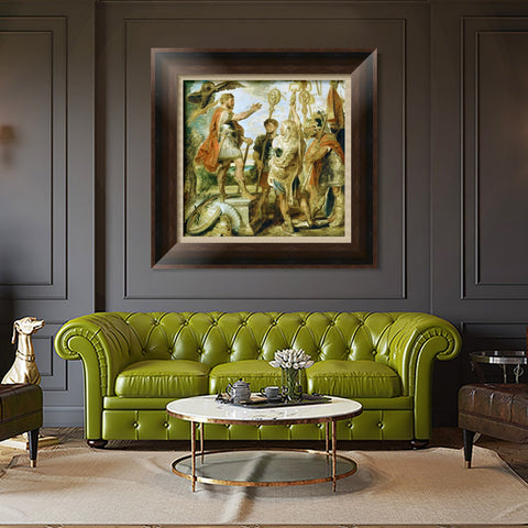 INVIN ART Framed Canvas Art Giclee Print Series#201 by Peter Paul Rubens Wall Art Living Room Home Office Decorations