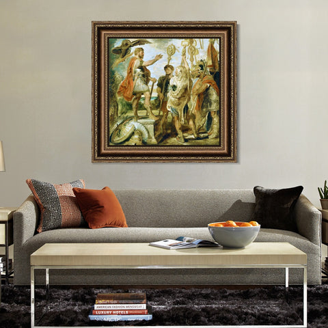 INVIN ART Framed Canvas Art Giclee Print Series#201 by Peter Paul Rubens Wall Art Living Room Home Office Decorations