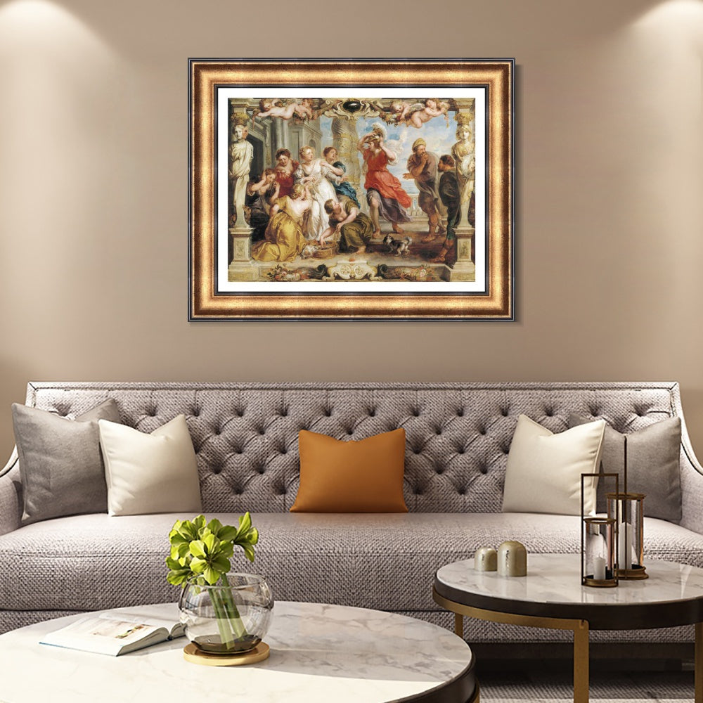 INVIN ART Framed Canvas Art Giclee Print Series#204 by Peter Paul Rubens Wall Art