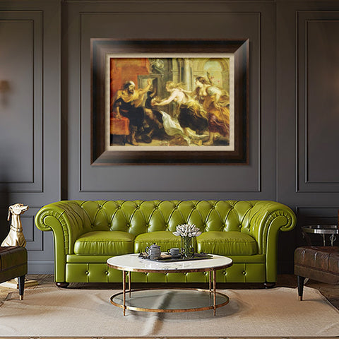 INVIN ART Framed Canvas Art Giclee Print Series#205 by Peter Paul Rubens Wall Art Living Room Home Office Decorations