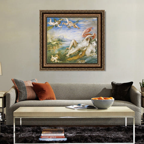 INVIN ART Framed Canvas Art Giclee Print Series#209 by Peter Paul Rubens Wall Art Living Room Home Office Decorations