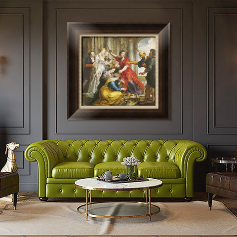 INVIN ART Framed Canvas Art Giclee Print Series#210 by Peter Paul Rubens Wall Art Living Room Home Office Decorations