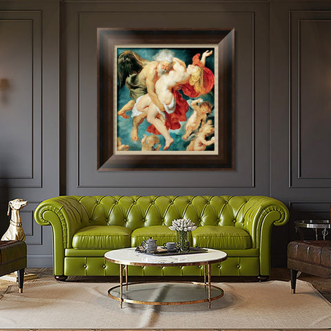 INVIN ART Framed Canvas Art Giclee Print Series#211 by Peter Paul Rubens Wall Art Living Room Home Office Decorations