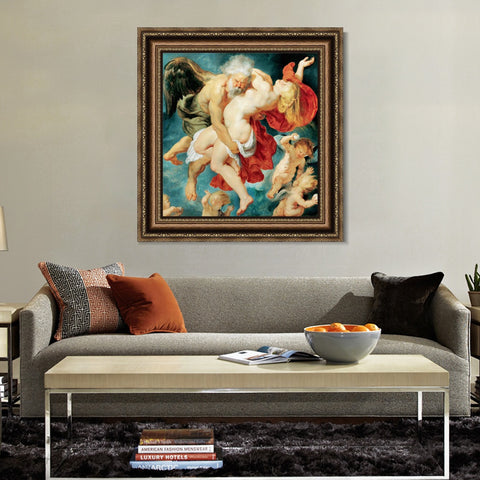 INVIN ART Framed Canvas Art Giclee Print Series#211 by Peter Paul Rubens Wall Art Living Room Home Office Decorations