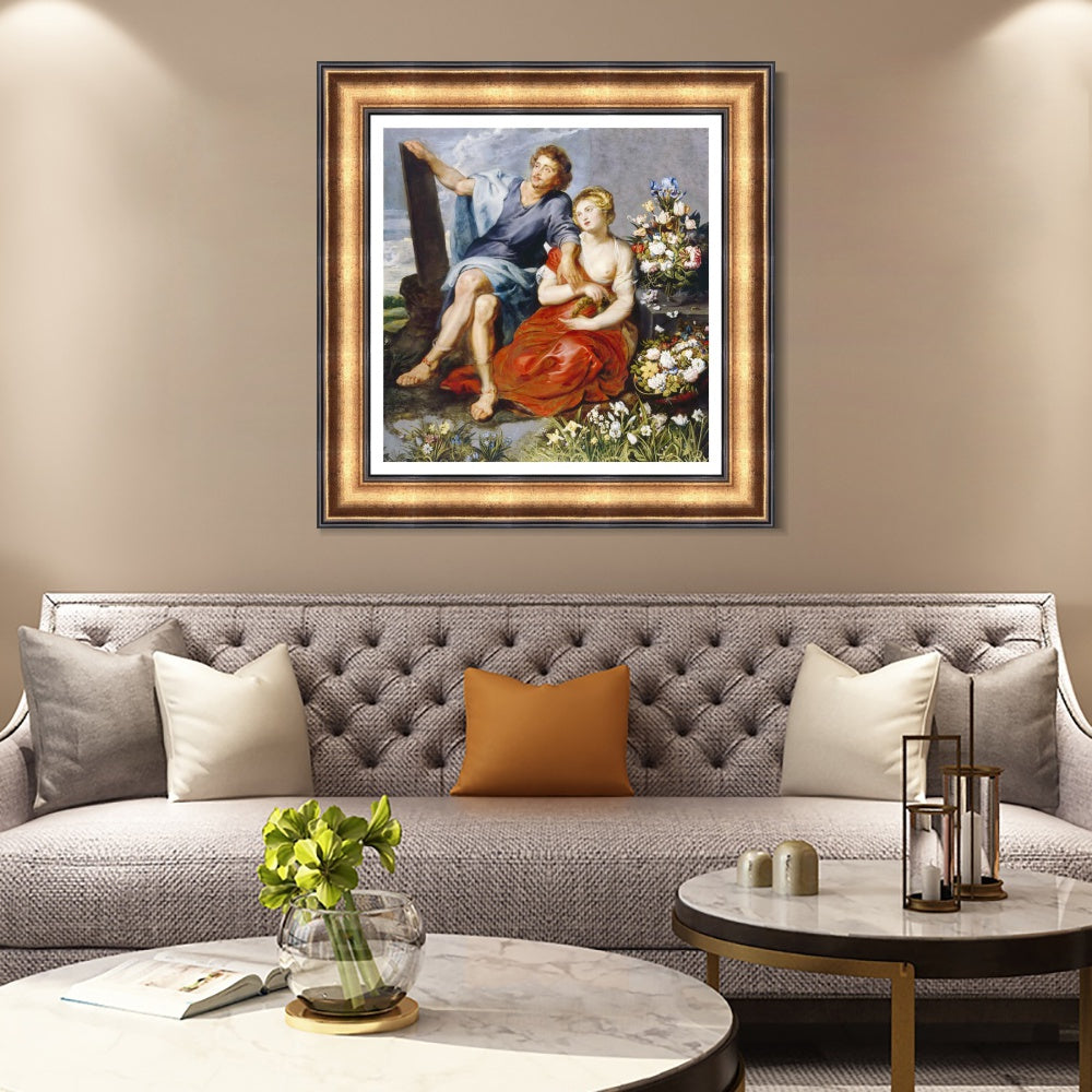 INVIN ART Framed Canvas Art Giclee Print Series#213 by Peter Paul Rubens Wall Art