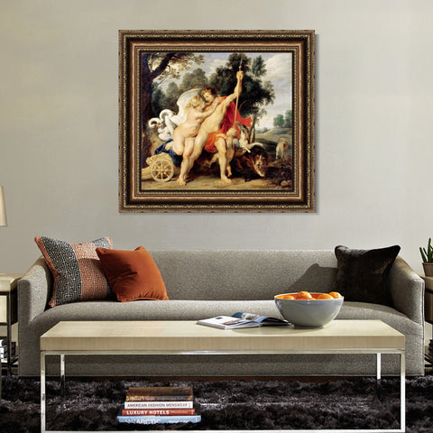 INVIN ART Framed Canvas Art Giclee Print Series#214 by Peter Paul Rubens Wall Art Living Room Home Office Decorations