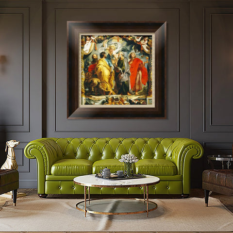 INVIN ART Framed Canvas Art Giclee Print Series#215 by Peter Paul Rubens Wall Art Living Room Home Office Decorations