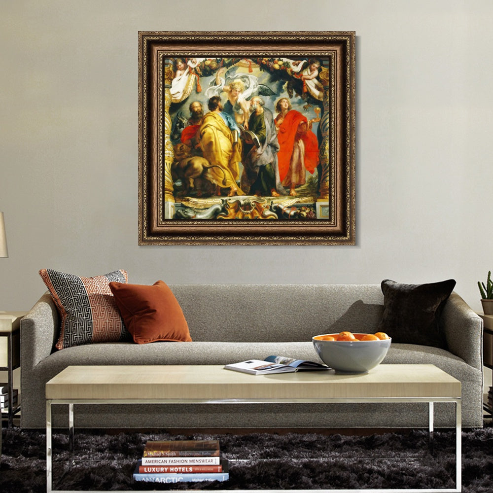 INVIN ART Framed Canvas Art Giclee Print Series#215 by Peter Paul Rubens Wall Art