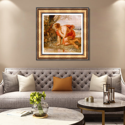 INVIN ART Framed Canvas Art Giclee Print Series#217 by Peter Paul Rubens Wall Art Living Room Home Office Decorations