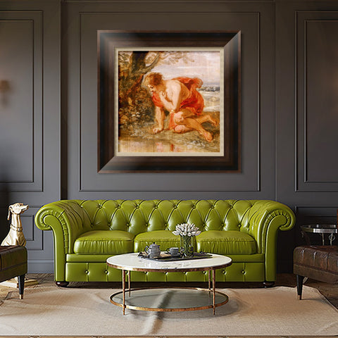INVIN ART Framed Canvas Art Giclee Print Series#217 by Peter Paul Rubens Wall Art Living Room Home Office Decorations