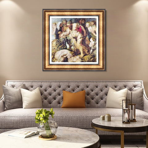 INVIN ART Framed Canvas Art Giclee Print Series#218 by Peter Paul Rubens Wall Art Living Room Home Office Decorations
