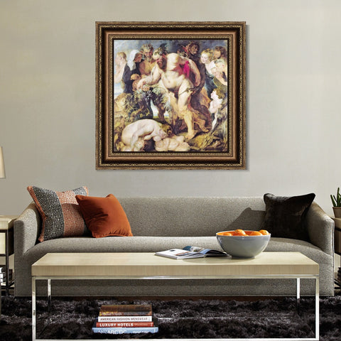 INVIN ART Framed Canvas Art Giclee Print Series#218 by Peter Paul Rubens Wall Art Living Room Home Office Decorations
