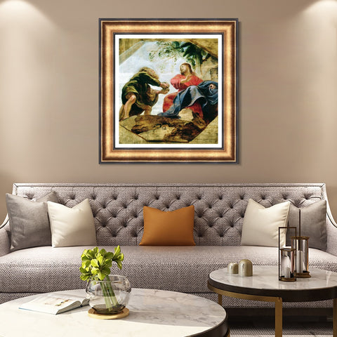 INVIN ART Framed Canvas Art Giclee Print Series#219 by Peter Paul Rubens Wall Art Living Room Home Office Decorations