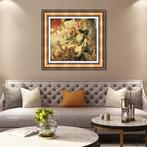 INVIN ART Framed Canvas Art Giclee Print Series#221 by Peter Paul Rubens Wall Art Living Room Home Office Decorations