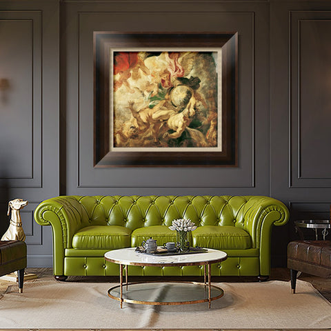 INVIN ART Framed Canvas Art Giclee Print Series#221 by Peter Paul Rubens Wall Art Living Room Home Office Decorations