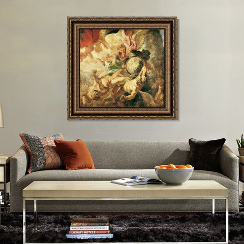 INVIN ART Framed Canvas Art Giclee Print Series#221 by Peter Paul Rubens Wall Art Living Room Home Office Decorations