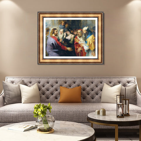 INVIN ART Framed Canvas Art Giclee Print Series#222 by Peter Paul Rubens Wall Art Living Room Home Office Decorations