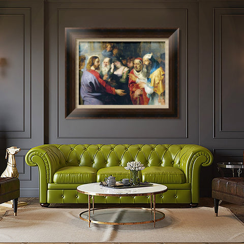 INVIN ART Framed Canvas Art Giclee Print Series#222 by Peter Paul Rubens Wall Art Living Room Home Office Decorations