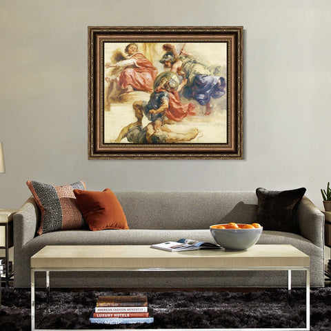 INVIN ART Framed Canvas Art Giclee Print Series#224 by Peter Paul Rubens Wall Art Living Room Home Office Decorations