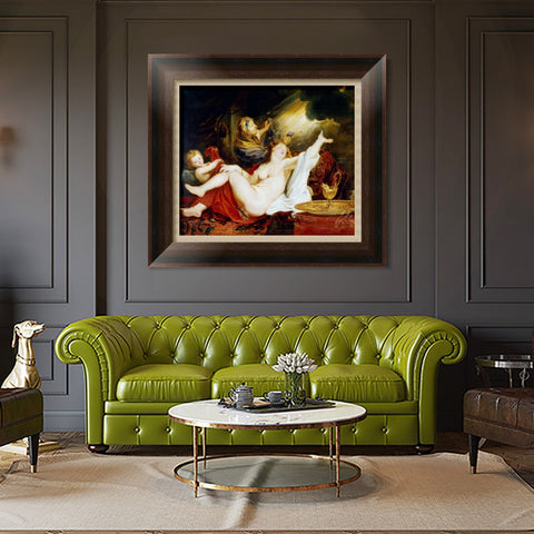 INVIN ART Framed Canvas Art Giclee Print Series#225 by Peter Paul Rubens Wall Art Living Room Home Office Decorations