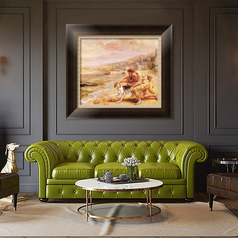 INVIN ART Framed Canvas Art Giclee Print Series#227 by Peter Paul Rubens Wall Art Living Room Home Office Decorations