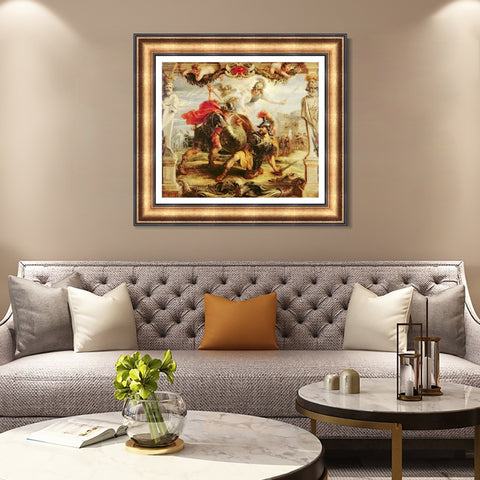INVIN ART Framed Canvas Art Giclee Print Series#228 by Peter Paul Rubens Wall Art Living Room Home Office Decorations