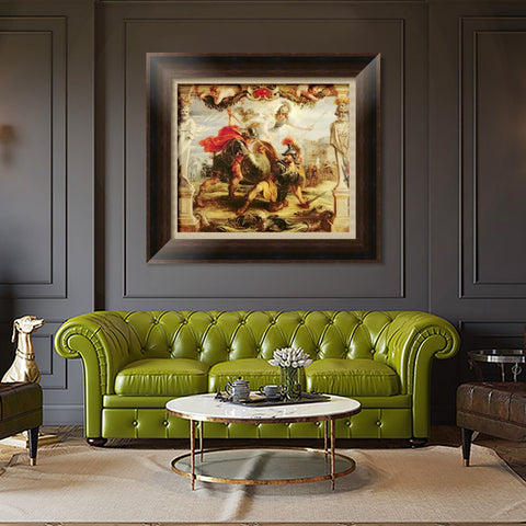 INVIN ART Framed Canvas Art Giclee Print Series#228 by Peter Paul Rubens Wall Art Living Room Home Office Decorations