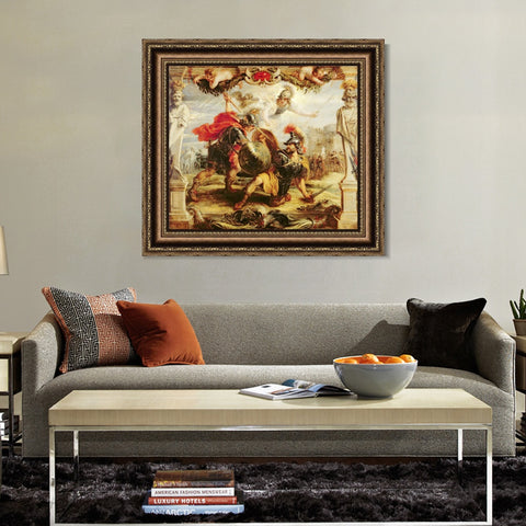 INVIN ART Framed Canvas Art Giclee Print Series#228 by Peter Paul Rubens Wall Art Living Room Home Office Decorations