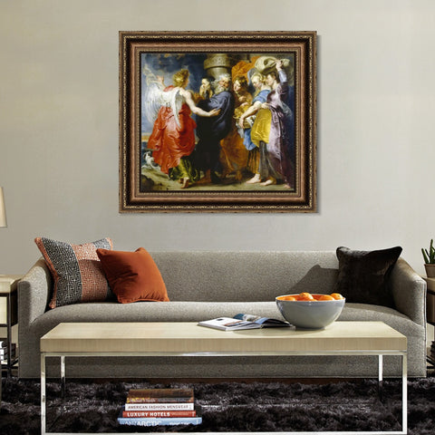 INVIN ART Framed Canvas Art Giclee Print Series#229 by Peter Paul Rubens Wall Art Living Room Home Office Decorations