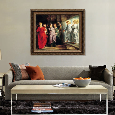 INVIN ART Framed Canvas Art Giclee Print Series#230 by Peter Paul Rubens Wall Art Living Room Home Office Decorations