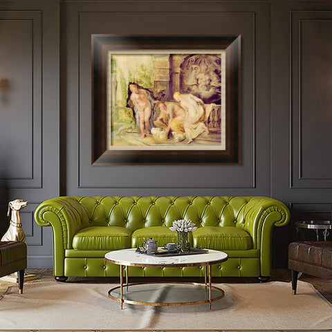 INVIN ART Framed Canvas Art Giclee Print Series#231 by Peter Paul Rubens Wall Art Living Room Home Office Decorations