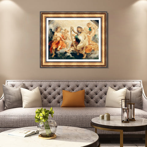 INVIN ART Framed Canvas Art Giclee Print Series#232 by Peter Paul Rubens Wall Art Living Room Home Office Decorations