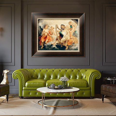 INVIN ART Framed Canvas Art Giclee Print Series#232 by Peter Paul Rubens Wall Art Living Room Home Office Decorations