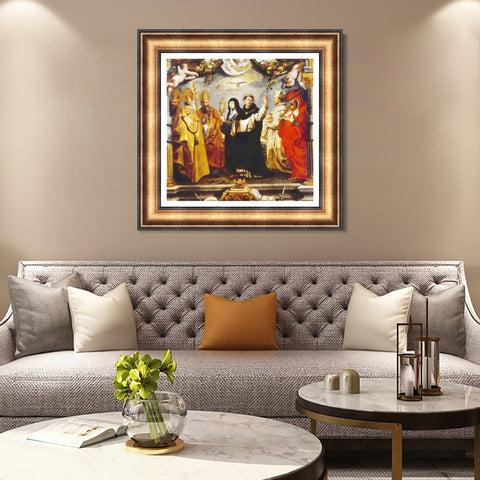 INVIN ART Framed Canvas Art Giclee Print Series#233 by Peter Paul Rubens Wall Art Living Room Home Office Decorations