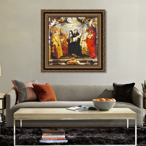 INVIN ART Framed Canvas Art Giclee Print Series#233 by Peter Paul Rubens Wall Art Living Room Home Office Decorations