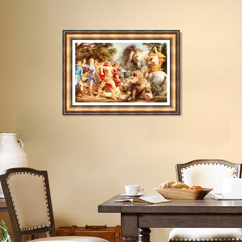 INVIN ART Framed Canvas Art Giclee Print Series#236 by Peter Paul Rubens Wall Art Living Room Home Office Decorations
