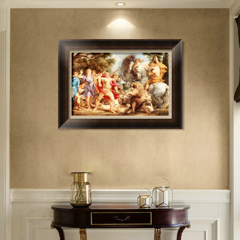 INVIN ART Framed Canvas Art Giclee Print Series#236 by Peter Paul Rubens Wall Art Living Room Home Office Decorations