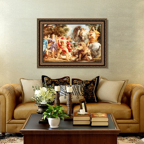 INVIN ART Framed Canvas Art Giclee Print Series#236 by Peter Paul Rubens Wall Art Living Room Home Office Decorations