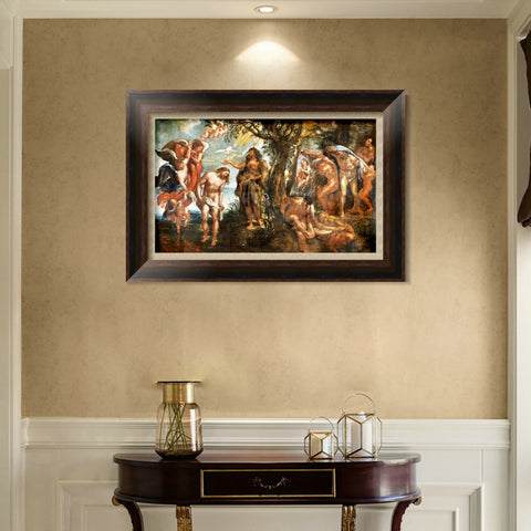 INVIN ART Framed Canvas Art Giclee Print Series#237 by Peter Paul Rubens Wall Art Living Room Home Office Decorations