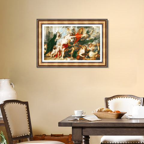 INVIN ART Framed Canvas Art Giclee Print Series#238 by Peter Paul Rubens Wall Art Living Room Home Office Decorations