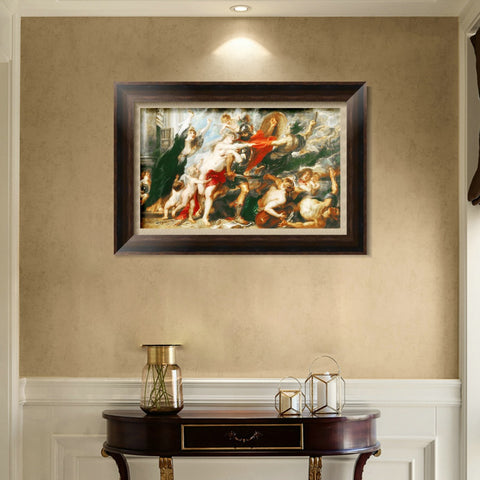 INVIN ART Framed Canvas Art Giclee Print Series#238 by Peter Paul Rubens Wall Art Living Room Home Office Decorations